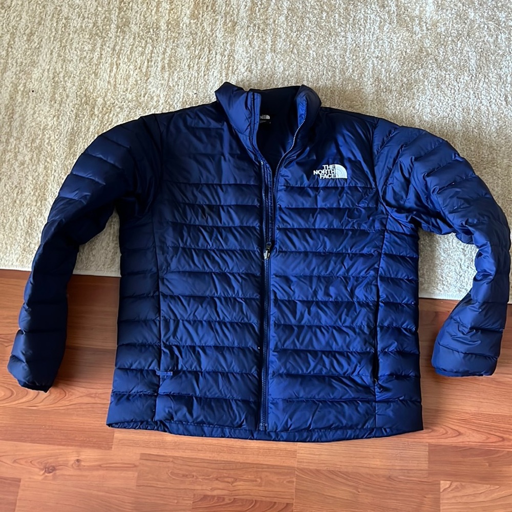 The north face jacket. Blue. Men’s Large. Barely used